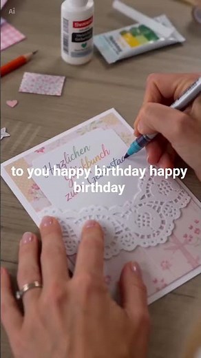 Handmade Birthday Card Tutorial: Easy & Quick DIY