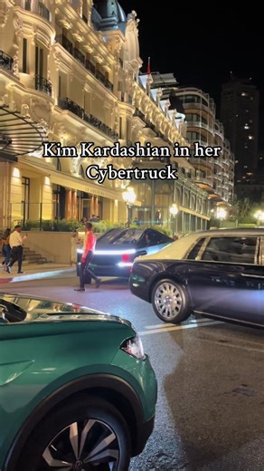 Kim Kardashian Cybertruck - Futuristic Car Spotting in Monaco