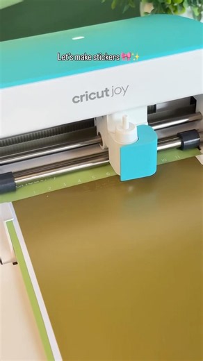 Let’s make vinyl sticker 🥳🎀 #resinsticker #stickermaking #vinylsticker #cricutjoy