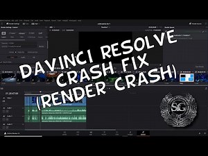 Davinci Resolve Crash Fix (Render Crash) 2020 Davinci Resolve 16