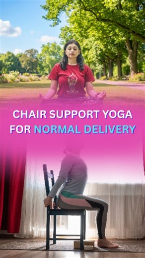 Prenatal Expert | Certified Natural Birth Coach on Instagram: "Chair Support Yoga For Vaginal Delivery 🤰 Simple, safe and effective movements to support pelvic opening, stamina and labour readiness — especially in the 3rd trimester. ➡️ Asanas explained:- 1️⃣ Deep Squat (with chair support) - Helps open the pelvis, strengthen legs, and support baby’s downward movement safely. 2️⃣ Dynamic Deep Squat - Improves flexibility, circulation, and pelvic mobility while reducing stiffness. 3️⃣ Hip Circles
