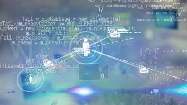 Animation of network of connections over digital data processing. Global connections concept digital generated video Stock Video Footage - Alamy