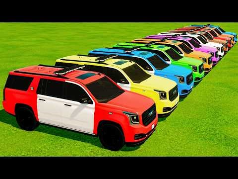 TRANSPORTING ALL POLICE CARS CHEVY WOW - with DUO TRUCKS ! FS22