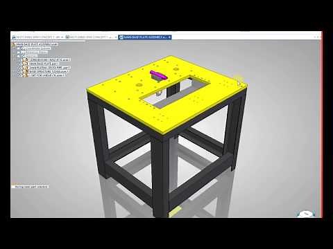 SOLID EDGE HOW TO MAKE HOLES & POSITION HOLES