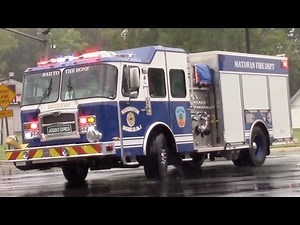 Fire Trucks Responding Compilation Part 80 - Different Color Fire Trucks