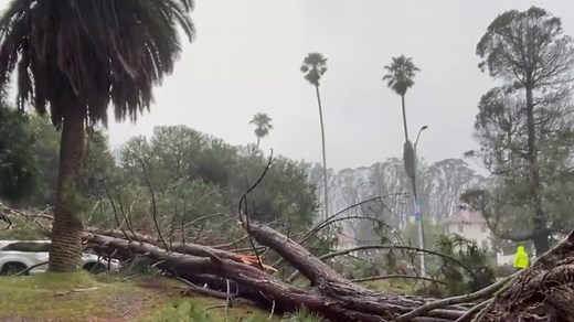 ‘Bomb cyclone’ hits the West Coast