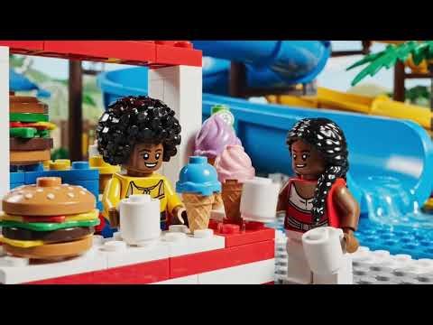 Funny Stop motion animation about Lego Water park set 42630, 41430