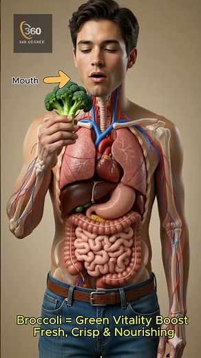 Cigarette vs Broccoli: Two Paths Inside Your Body 🥦🚬 | 3D Medical Animation