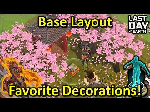 My Updated Base Layout + Favorite Decorations in Last Day on Earth!