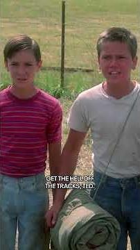 Teddy Dodges a Train 🚞 #StandbyMe (1986) | TCM