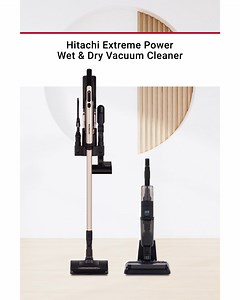 Wet spills or fine dust—Hitachi vacuum cleaners power through it all with precision. | Hitachi Home Appliances