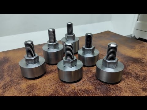 making levelling feet the lathe and alignment