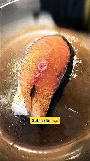 Cuisiner des darnes de saumon àla poile #saumon #salmon #