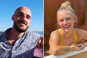 Sleuths question Brian's mysterious 'storage locker' he flew home to clean out