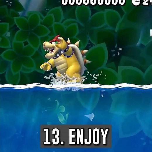 Make Bowser RUN ON WATER in Mario Maker 2!