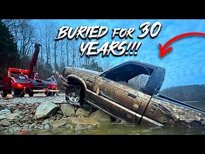 Rescuing An Old Mazda Pickup After Being Abandoned Underwater For 30 years!