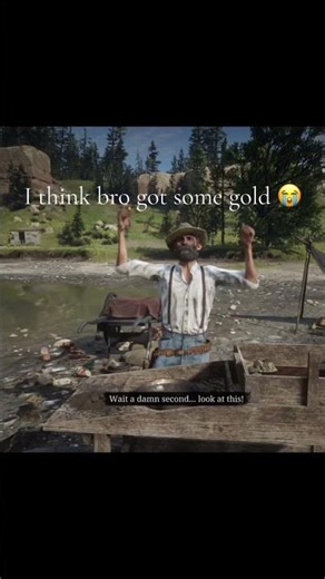 I think He Got Some Gold 😭 #rdr2 #funny #memes #fyp #viral