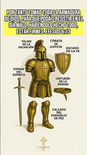 La Armadura de Dios ✨ Biblia (Efesios 6:10-14)