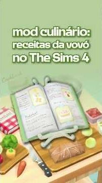 Grandma's Cookbook Mod in The Sims 4 #shorts