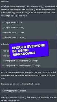 Markdown is everywhere #Vergecast