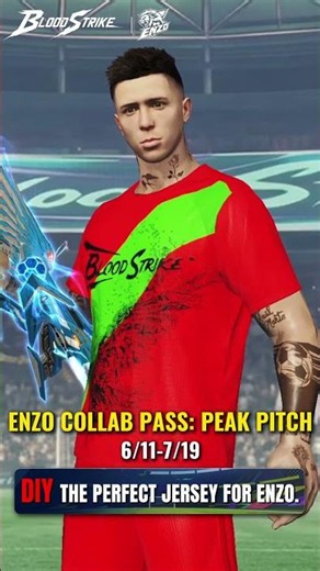 Unlock Ethan - Enzo: Rising Star and exclusive collab items! #BloodStrike #BS