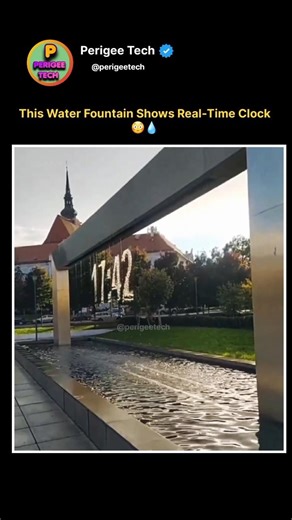 Time Display Made of Water 🤯🥶#shorts #technology #innovation #engineering #water #science #design