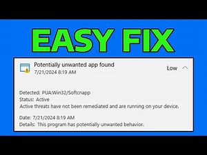 How To Remove PUA: Win32/Softcnapp Virus in Windows