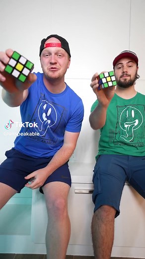 Gabe and I took on the Rubik’s “Daisy Challenge” in celebration of the 50th Anniversary of the Rubik’s Cube! Who do you think won? #sponsored Grab your @Rubik’s Cube Rubik’s Cube by clicking link in bio and show me what crazy patterns you can make #RubiksMakeYourMove #RubiksCube50 #RubiksCube