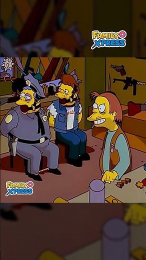 Snake fights Chief Wiggum and they end up trapped | The Simpsons
