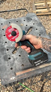This Makita Compact cutoff saw has not only been great for getting into tricky spots that a grinder can’t but it’s perfect for random jobs like this•I couldn’t find a bucket short enough so a shortened this one to slide it under•I got a General purpose Diablo Tools wheel on here Makita Tools USA Makita Canada ...#tools #construction #makita #makitatools #diablotools #diablopartner #makitapartner | Kruger Construction