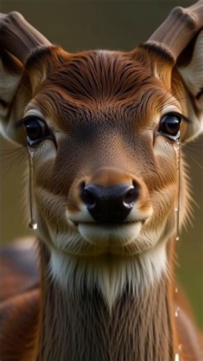 #Crying Baby Deer 😭🦌 #shortsBaby Deer Emotional Video 💔 #shorts #animals #animalbehavior