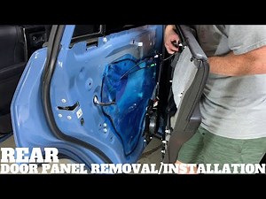 Toyota 4Runner Rear Door Panel Removal/Installation | HOW TO