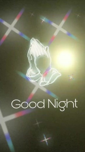 Stylized Animated Praying Hand Graphic for Celebration