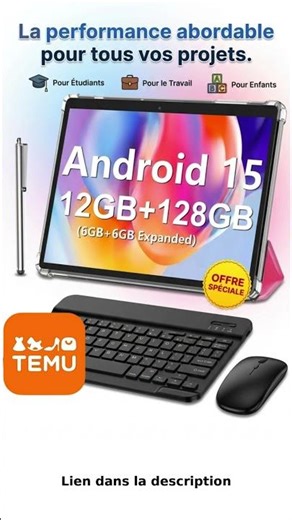 Un “PC” à petit prix ? 😳 Tablette avec clavier + souris !