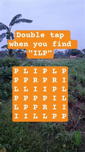 Observation Visual Test: 5 Seconds For You To Spot:ILP. Try Your Skills! #search #puzzle #shorts