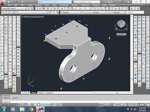 How to Design Bracket in Auto CAD EXERCISE # 15