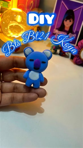 Vamp Art And Craft on Instagram: "Diy Bts Bt21 Koya #diy #craftideas #btscraft #btsdiy #papercraft #trending #bts #claryart #bts21"