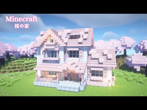 Minecraft: How to Build a Pale Oak and Cherry Blossom House Tutorial