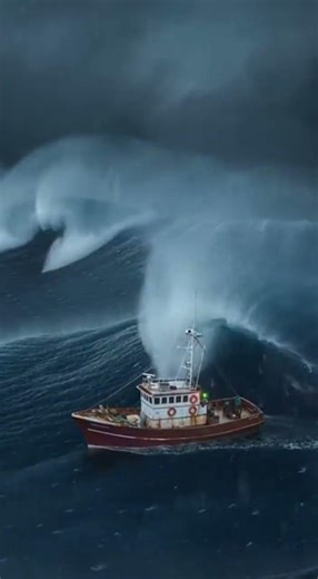 Fishing Boat Battles Giant Storm