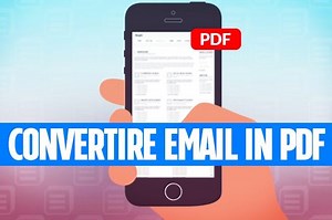 Convertire una mail in PDF con iPhone e iPad