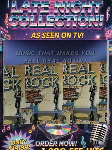 Real Rock Collection (1987) 40 Tracks #Nostalgia #TVShows #Commercials #Movies #Cartoons #ChildhoodMemories #Childhood #Boomer #Retro #GenX #Millenial #commonwealth #60s #70s #80s #90s #00s #RealRockCollection