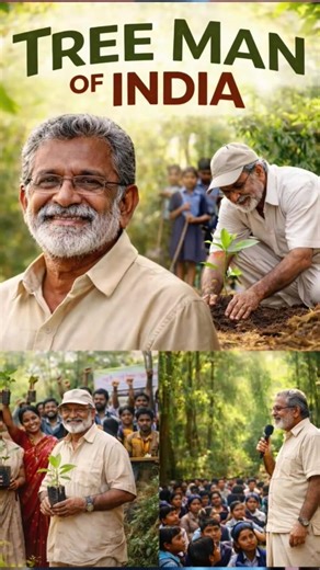 Real hero of india-"The tree man of india"/#treemanofindia/#saveenvironment