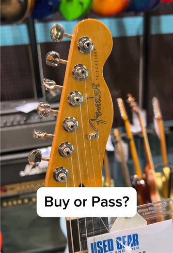 Buy or Pass? Fender Telecaster HH! Saw this for sale at Guitar Center in Kansas City, MO #fender #telecaster #tele #guitartok #guitarist