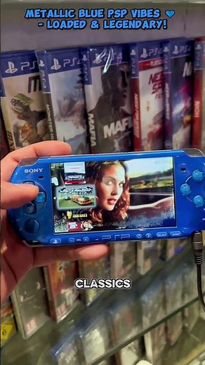🔵 Discover the Timeless Allure of the Retro PSP 3000 Blue 💎🎮