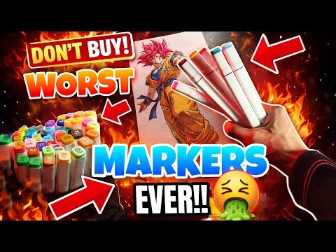 Never Purchase these MARKERS / Worst Markers Ever!🤮🤮