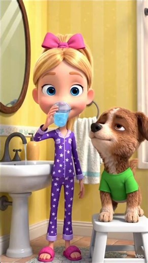 Brush the teeth ✅#shorts