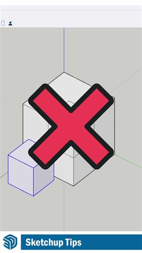 Stop Cutting Like This in SketchUp | Solid tools "Split" #sketchup #architecture