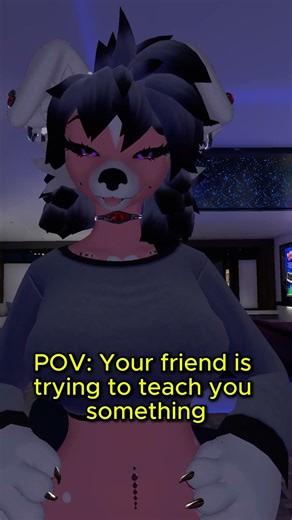 Chat I can't understand I'm a bit dumb #vrchat #furry #meme #vrc #silly #teaching #dummy #vtuber