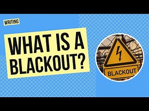 What is a Blackout? | Writing and Science Lesson
