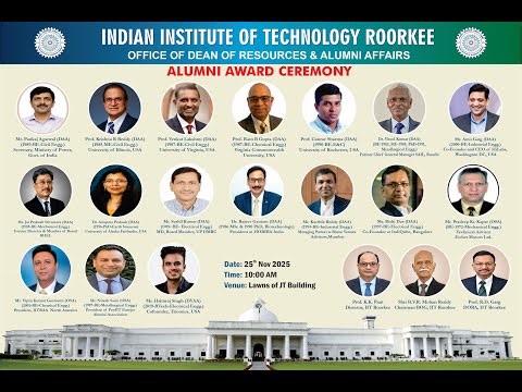 Alumni Award Ceremony, IIT Roorkee